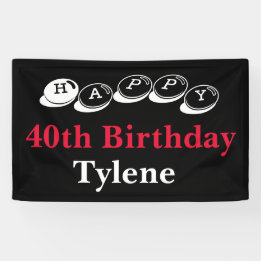 40th Birthday Banner Sale