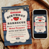 40th Birthday BBQ Summer Barbecue Party