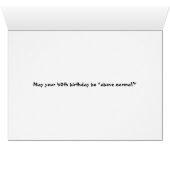 40th Birthday Bear in Boat (Inside Horizontal (Bottom))