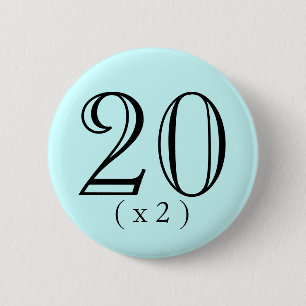 40th Birthday Boosting Button