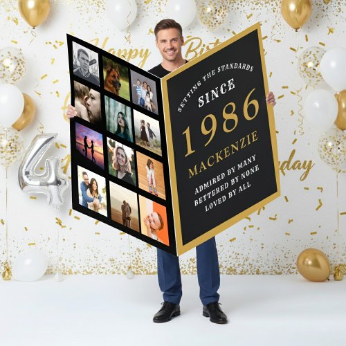 40th Birthday Born 1986 Photo Template Giant