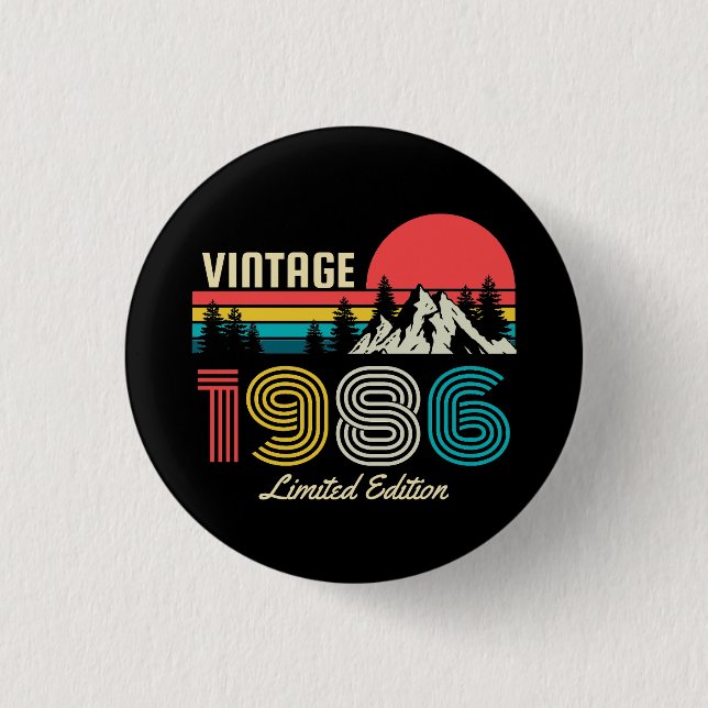 40th Birthday Button (Front)