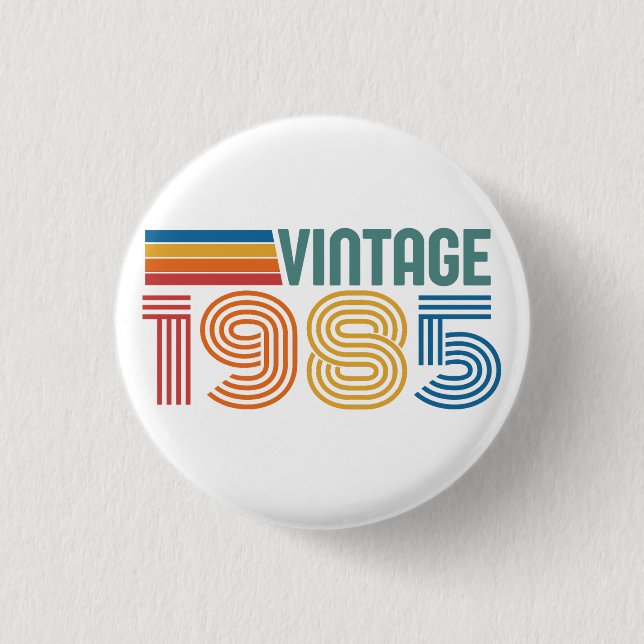 40th Birthday Button (Front)
