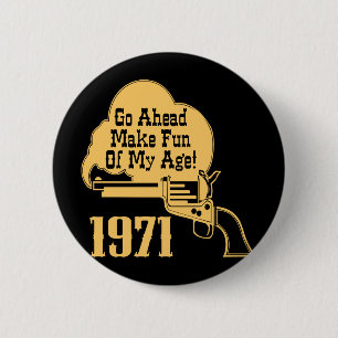 40th Birthday Button