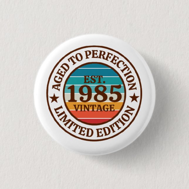 40th Birthday Button (Front)