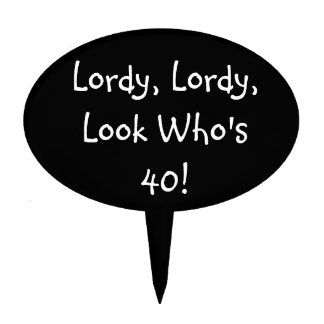 40th Birthday Cake Topper