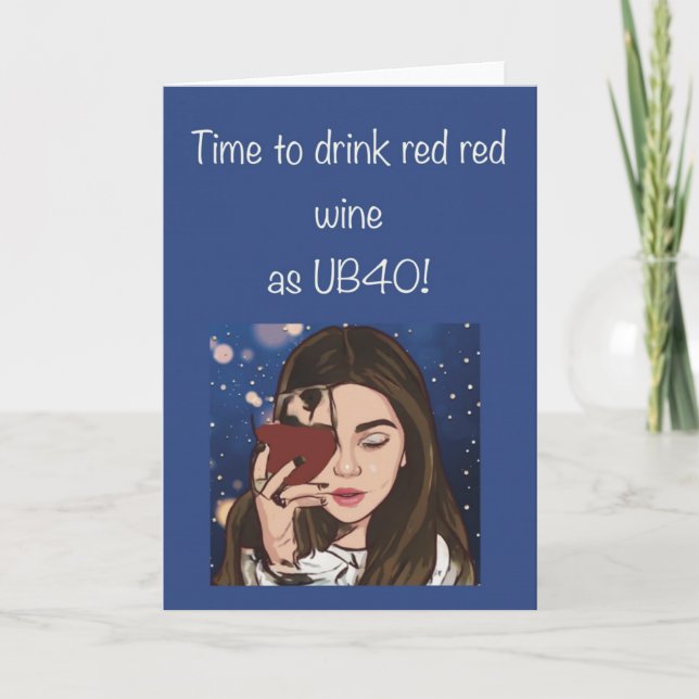 40th Birthday Card  (Front)