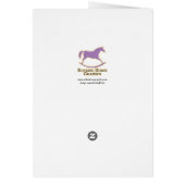 40th Birthday card: Potato Bag Fitness Program (Back)