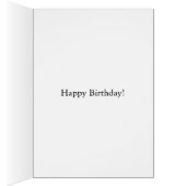 40th Birthday card: Potato Bag Fitness Program (Inside (Right))