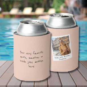 40th Birthday Create Your Own Custom Can Cooler