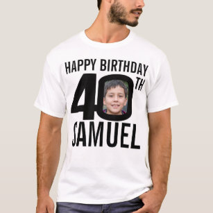 40th Birthday T-Shirts & T-Shirt Designs | Zazzle