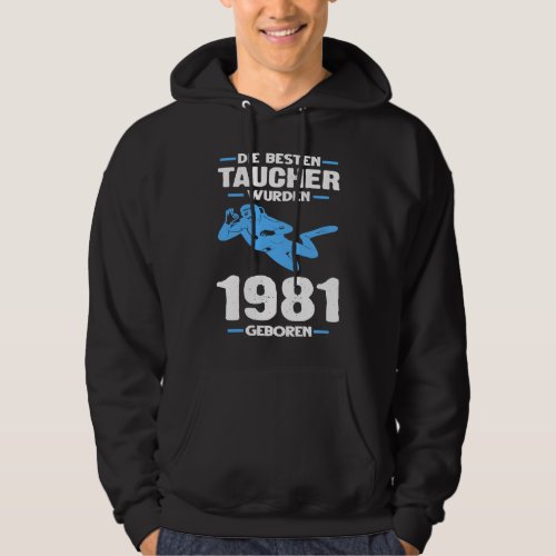 40th Birthday Diver 40 Years Hoodie