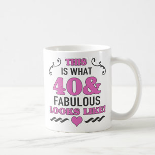 40th Birthday Fabulous Coffee Mug