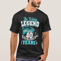 40th birthday fishing 40 Year Old fisherman 1983 2