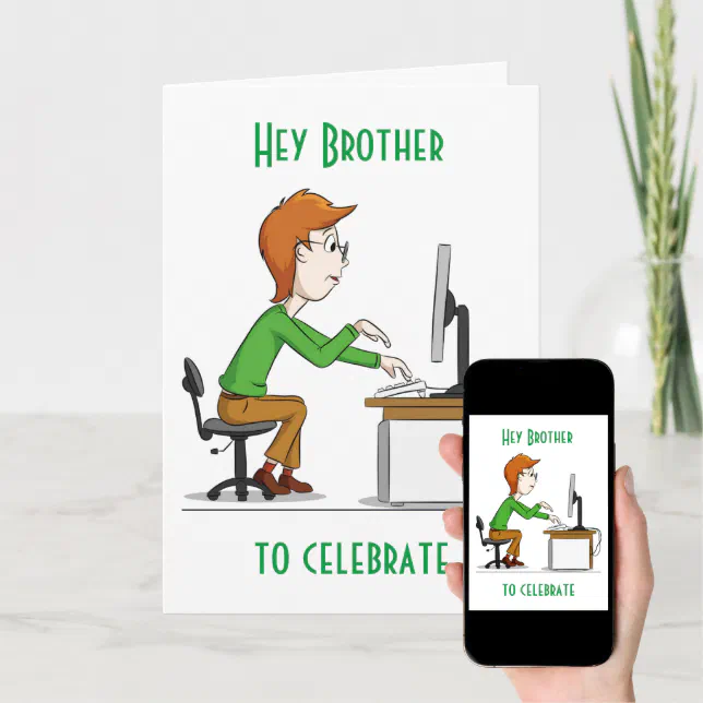 "40th BIRTHDAY FOR MY BROTHER" Card | Zazzle
