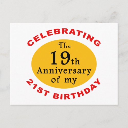 40th Birthday Gag Gifts Postcard