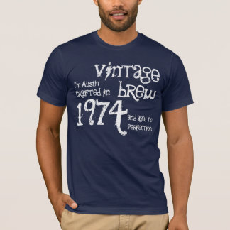 40th Birthday Gift 1974 Vintage Brew V05 T-Shirt