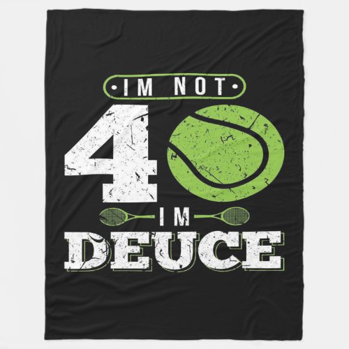 40th Birthday Gift Tennis Blanket