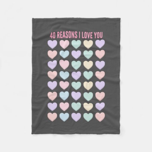 40th Birthday Gifts _ 40th Gifts Fleece Blanket