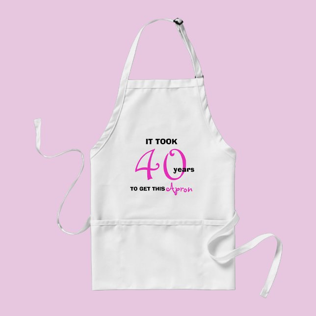 40th Birthday Gifts Apron - Funny (Creator Uploaded)