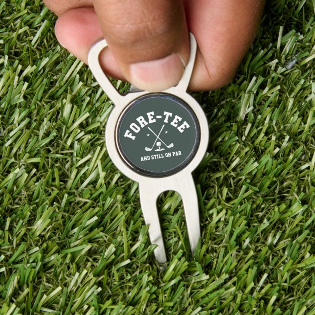 40th Birthday Golf 40th Birthday Gift Golfing  Divot Tool (Insitu 1)
