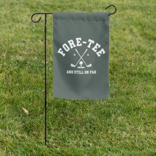 40th Birthday Golf 40th Birthday Gift Golfing Garden Flag