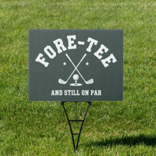 40th Birthday Golf 40th Birthday Gift Golfing  Sign