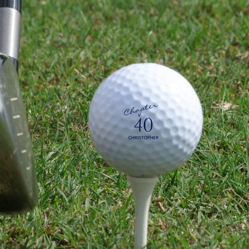 40th Birthday Golf Balls