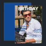 40th birthday invitations Men Him Magazine Cover<br><div class="desc">40th birthday invitations Men Him Magazine Cover</div>