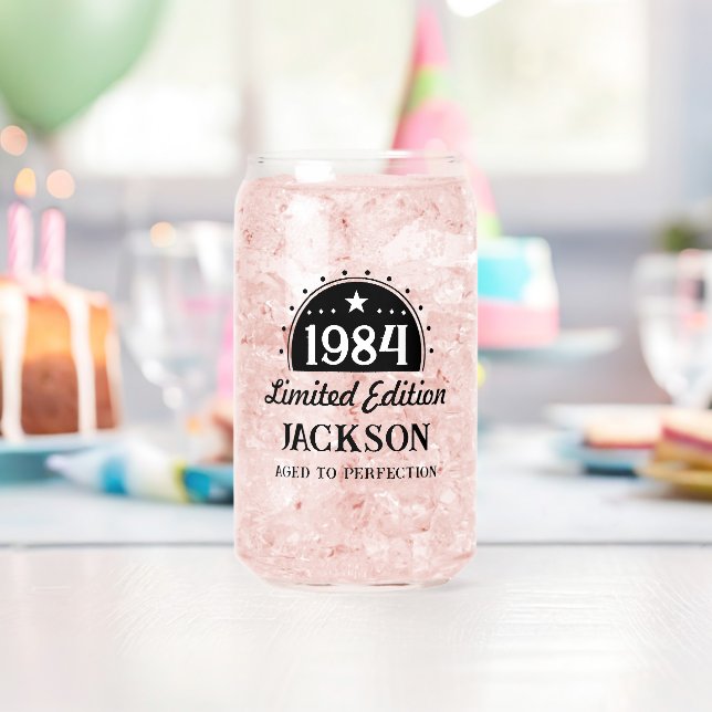 40th Birthday Limited Perfection 1984 Can Glass (Insitu (Birthday))