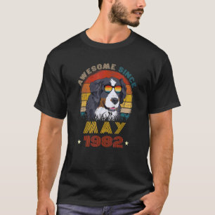 40th Birthday Love Bernese Mountain 40 Years Since T-Shirt