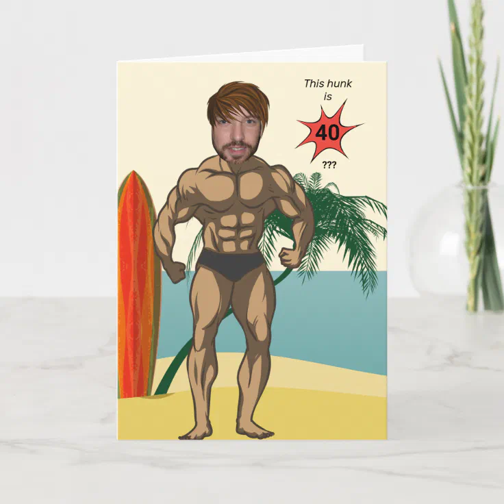 bodybuilder birthday card