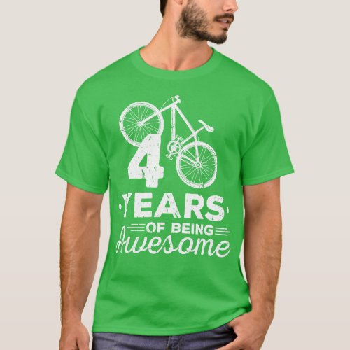 40th Birthday Mountain Bike Funny MTB T_Shirt