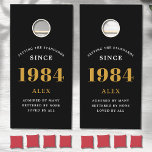 40th Birthday Name 1984 Black Gold Elegant Chic Cornhole Set<br><div class="desc">40th Birthday 1984 Black and Gold Chic Elegant Personalized Cornhole Set. Celebrate in style with this 40th Birthday 1984 Black and Gold Elegant Chic Personalized Cornhole Set. This unique game set offers a modern and stylish twist to the traditional cornhole game. With its black and gold theme, this set is...</div>