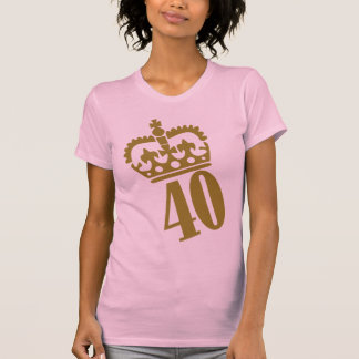 40th Birthday - Number – Fourty T-Shirt