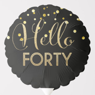 40th Birthday Party Balloon