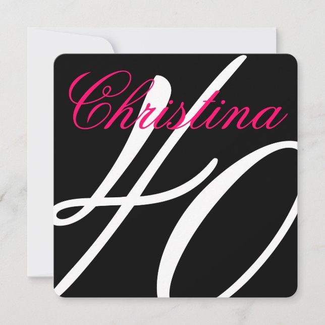 40th Birthday Party Invitation (Front)