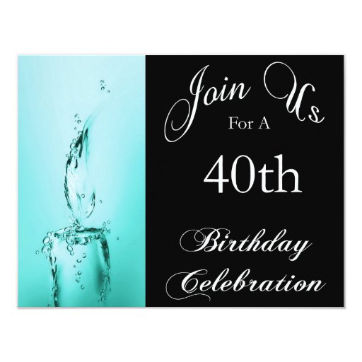 Unique 40Th Birthday Invitations 5