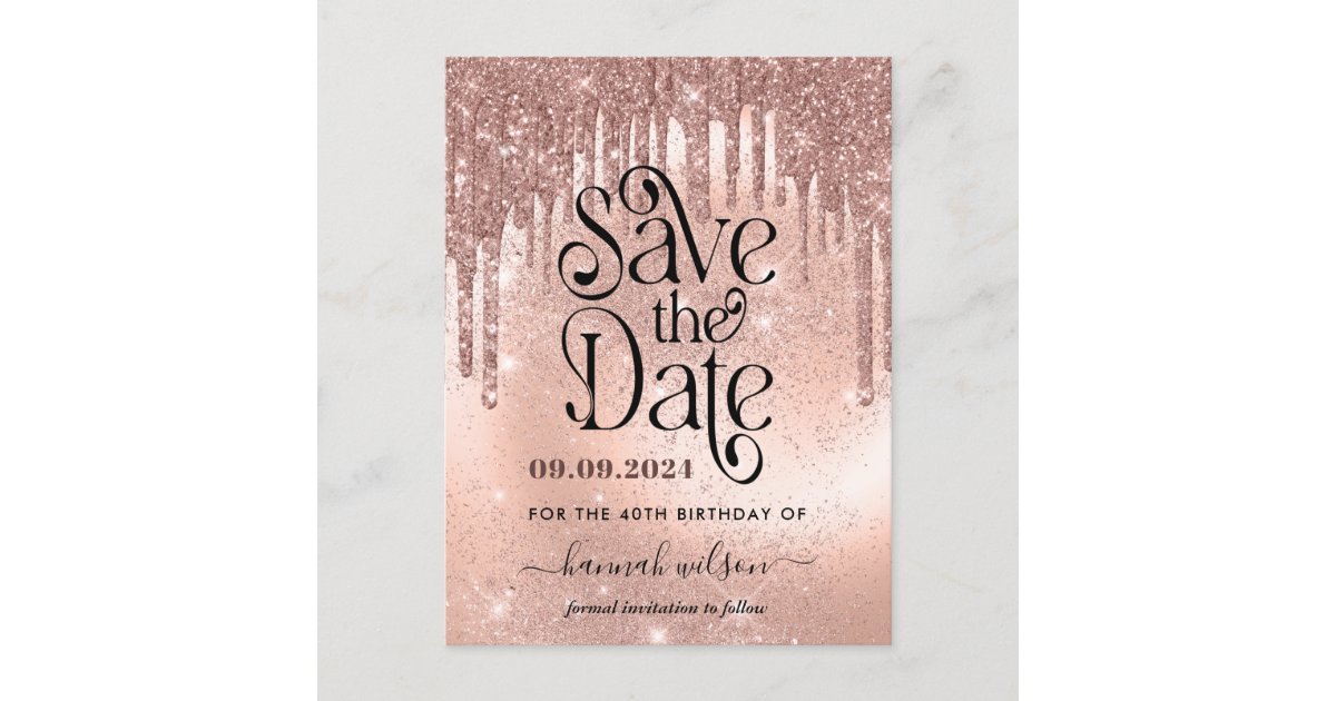 save the date birthday images