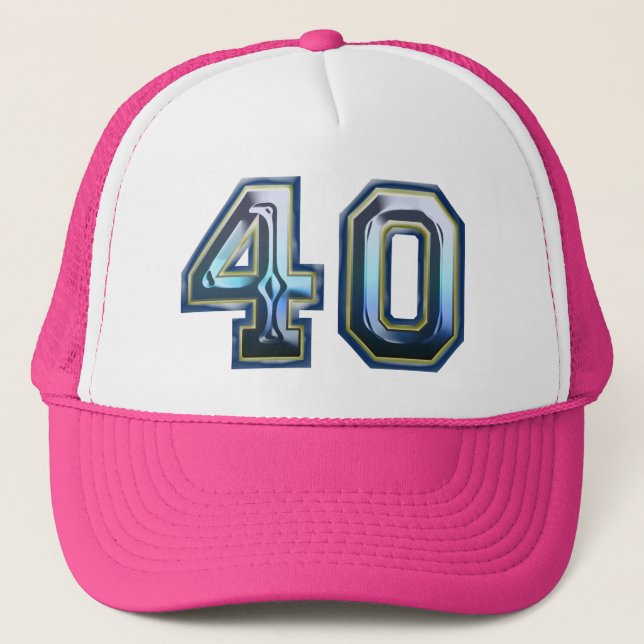 40th Birthday Party Trucker Hat (Front)