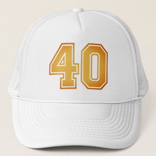 40th Birthday Party Trucker Hat