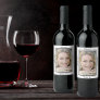 40th birthday photo cheers to 40 wine label