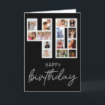 40th Birthday Photo Collage Greeting Card<br><div class="desc">Celebrate the milestone 40th birthday with our personalized photo collage birthday card! This card features a striking "40" design that frames your cherished memories in a beautiful layout. Turn decades of memories into a meaningful gift they'll treasure. Simply upload your photos and arrange them in the intuitive editor. The perfect...</div>