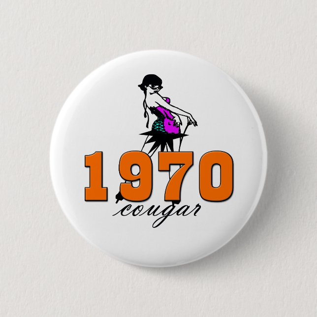 40th Birthday Pinback Button (Front)