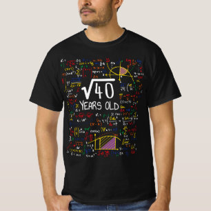 40th Birthday Science Nerd Outfit T-Shirt