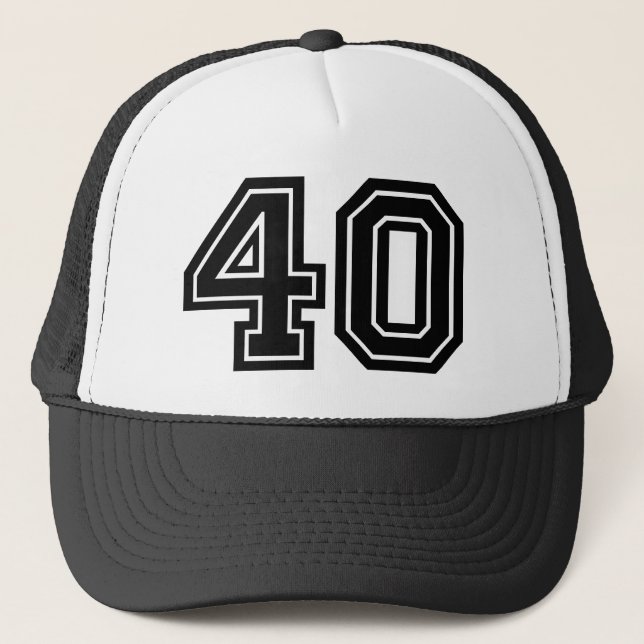40th Birthday Trucker Hat (Front)
