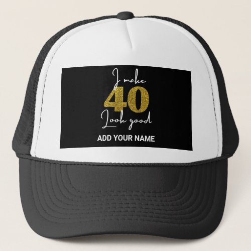 40th Birthday Trucker Hat
