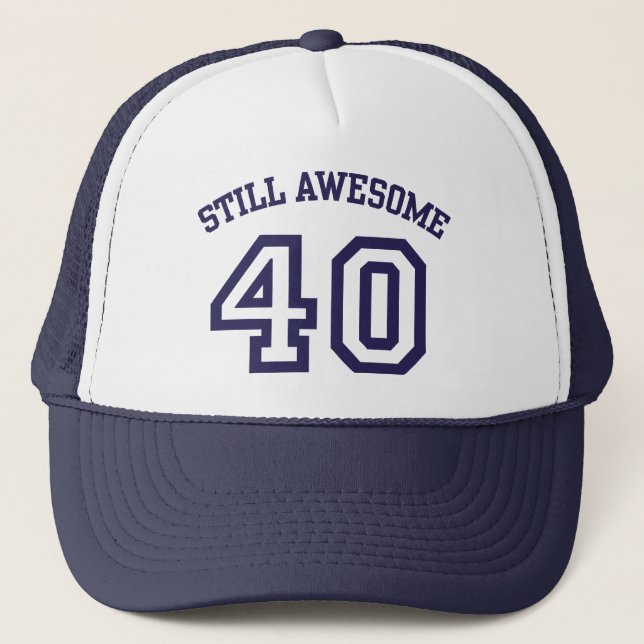 40th Birthday Trucker Hat (Front)