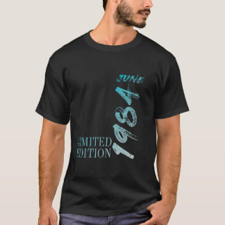 40th Birthday Vintage 1984 June 40 Year Men Women T-Shirt
