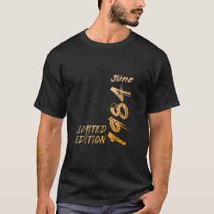40th Birthday Vintage 1984 June 40 Year Men Women  T-Shirt